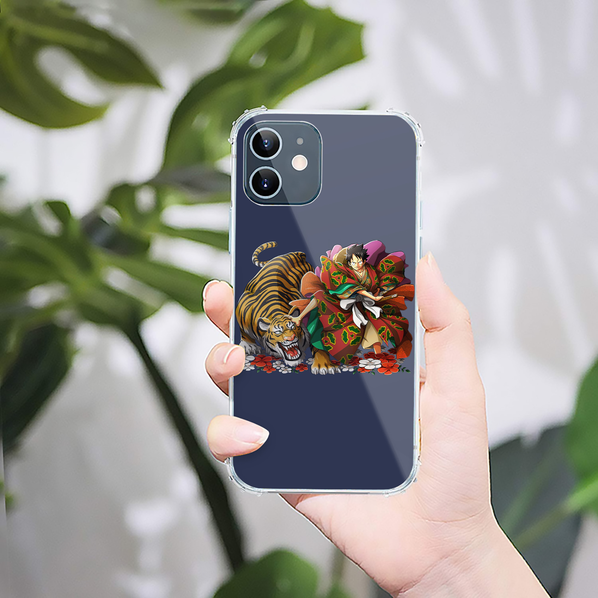 （画像用） ワンピース モンキー・D・ルフィ ONE PIECE Monkey D. Luffy 【iPhone 12シリーズ対応】透明スマホケース（クリアソフトケース）